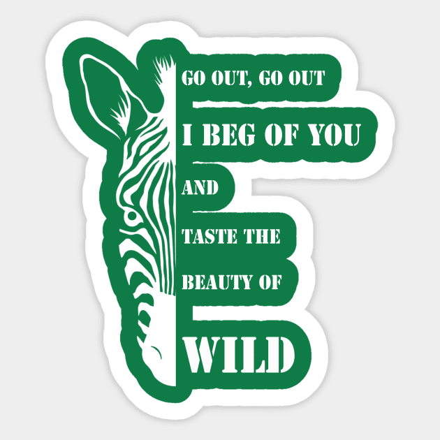 Taste the beauty of wild - hiking, camping outdoor Sticker by The Bombay Brands Pvt Ltd